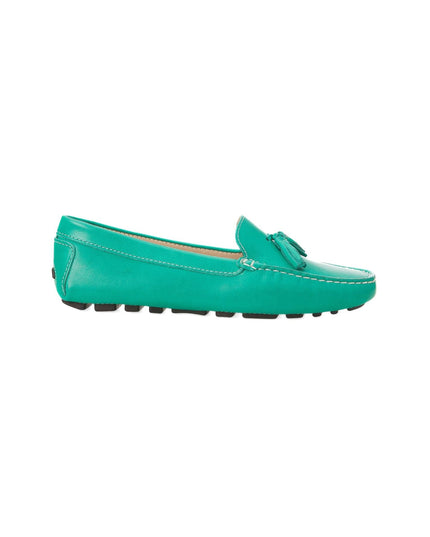 Caviúna Kalbsleder-Tassel-Loafer Grün