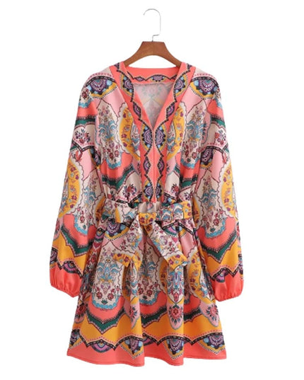 Damen Sommerkleid PLAYA D'EN BOSSA Multicolor – New Collection IBIZA