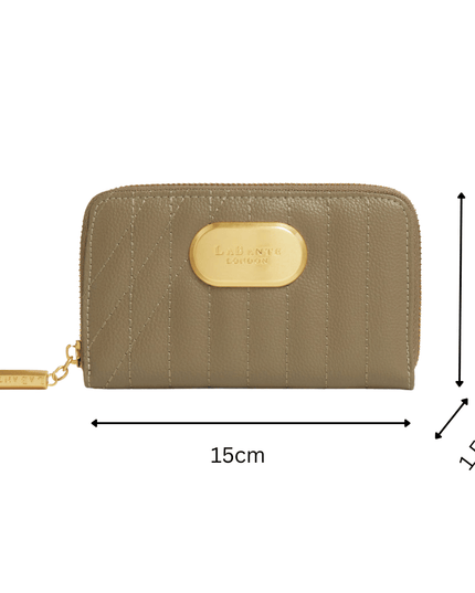 LaBante London | Kenia Vegan Zip-Around Wallet | Grün