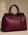 ZEEN | NORA Bordeaux | Dollaro-Ledertasche | Made in Italy
