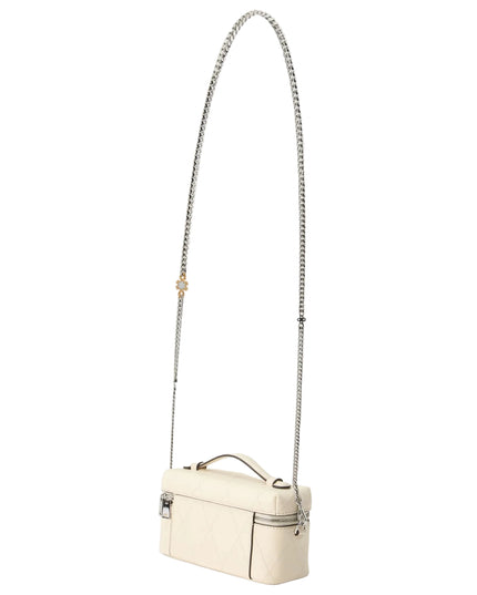 Tory Burch | Charlie Vanity Case Crossbody | White | Damen