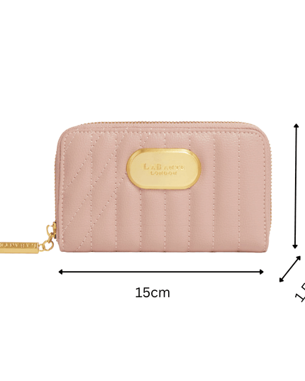 LaBante London | Kenia Vegan Zip-Around Wallet | Pink