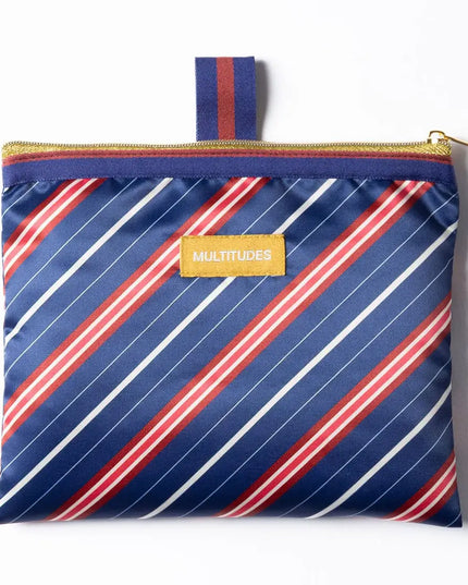 Plissierte Tasche STELLA BLUE Y BAG