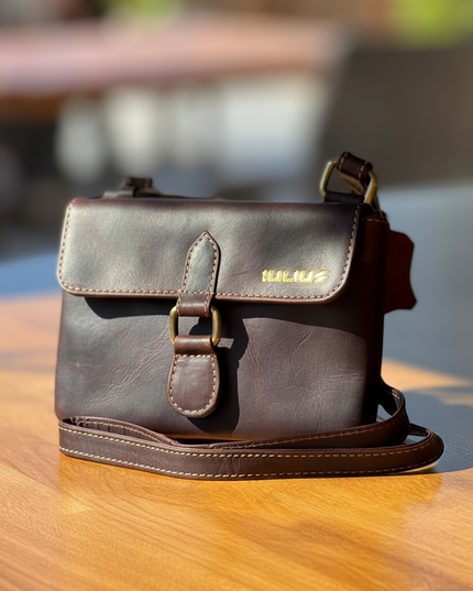 Mini Bolso Vintage de Cuero Genuino – Estilo Retro – IULIUS-1