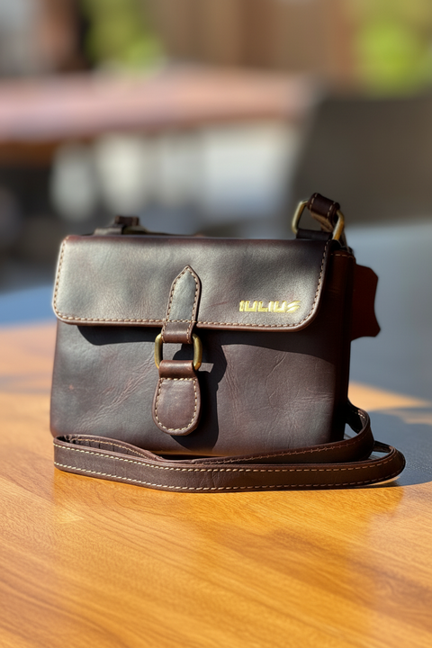 Mini Bolso Vintage de Cuero Genuino – Estilo Retro – IULIUS-1