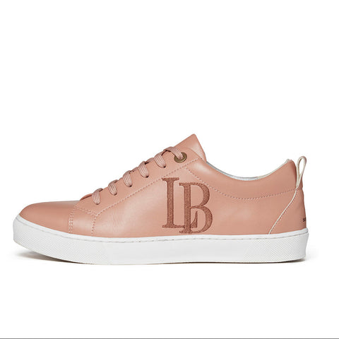LB Nude Apple Leather Sneakers for Women-0