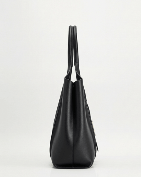 Mayfair Black Shoulder Plant Based Leather Bag  (Pre-Order For delivery July 22nd 2026)-3