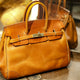 Rossie Viren Women's  Unisex Genuine Vintage Vegetable Tanned Leather Satchel Flap Buckle Bag-4