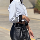 Bolso Bucket de Cuero Negro con Tachuelas – Estilo Urbano – IULIUS-2