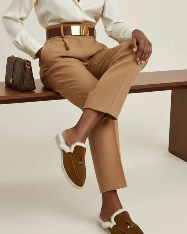 HOLLERT | Fiorana Damen Lammfell Mules