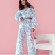 Leinen-Set Bluse & Hose MIA – Favola