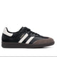 Black and white London sneaker with brown suede toe, classic retro design for urban style
