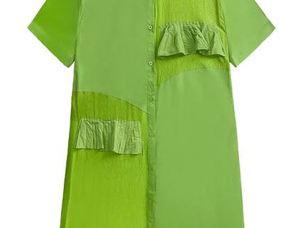 Damen Sommerkleid CALA MOYA Black & Green – New Collection IBIZA