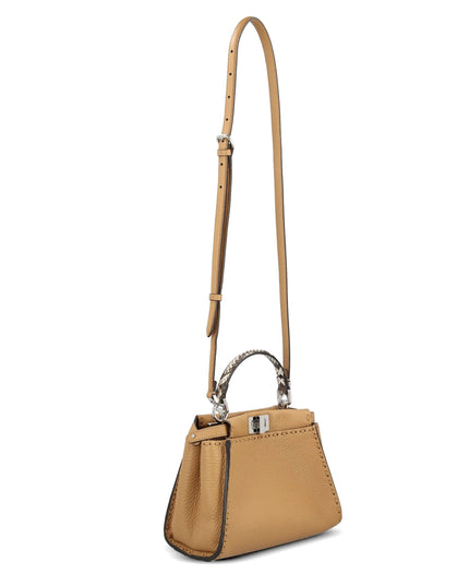 Fendi | Peekaboo Mini Handbag | Beige | Damen