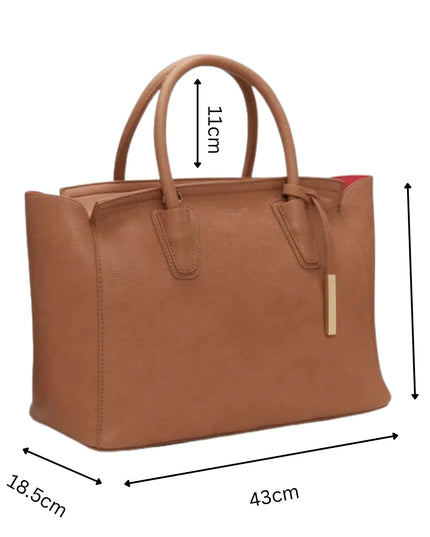 LaBante London | Grant Shoulder Bag | Kaktus-Leder | Braun