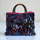 Cristina 25 Shopper mit Holzgriffen – Elegante und nachhaltige Tasche für jeden Anlass
