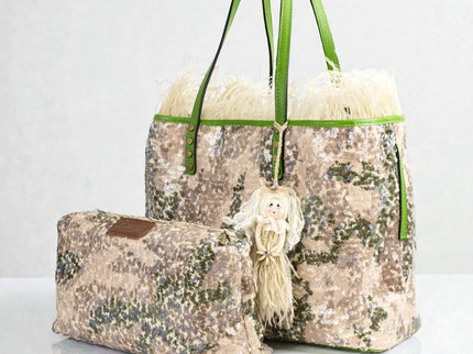 Benny 1 - Shopper mit Ledergriffen