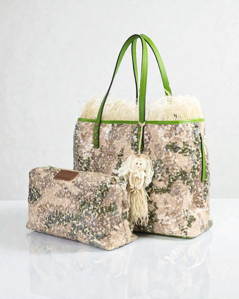 Benny 1 - Shopper mit Ledergriffen