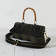 Carol 20 - Hahnentritt-Tasche mit Besatz