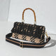 Carol 20 - Hahnentritt-Tasche mit Besatz