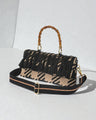 Carol 20 - Houndstooth baguette with trim 