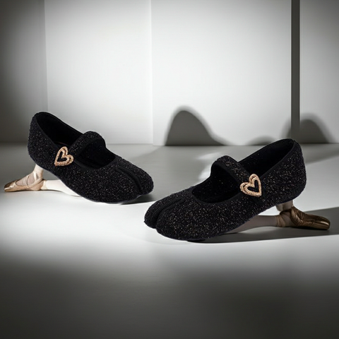 Orientalische Split-Toe Mary Jane Ballerinas – MALOVE MZ