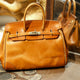 Rossie Viren Women's  Unisex Genuine Vintage Vegetable Tanned Leather Satchel Flap Buckle Bag-1