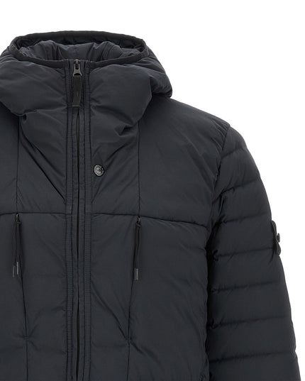 Stone Island | 4100107 Daunenjacke mit Kapuze | Blau | Herren