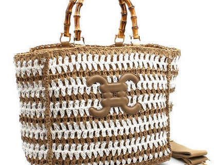 CROCHET PARIS Tragetasche Handtasche mit Logo - ModeEcho