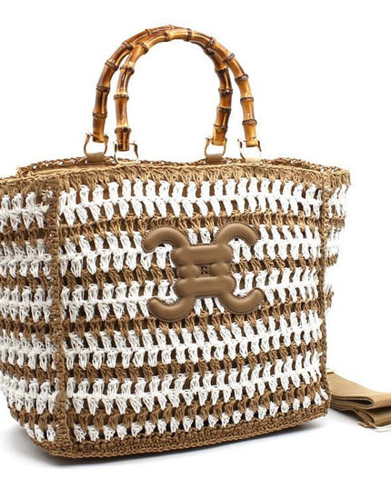 CROCHET PARIS Tragetasche Handtasche mit Logo - ModeEcho