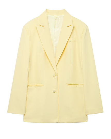 Damen Blazer Wall Street Lemon