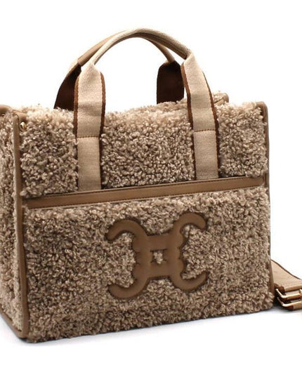 Moumoute Handtasche mit E - Logo - ModeEcho