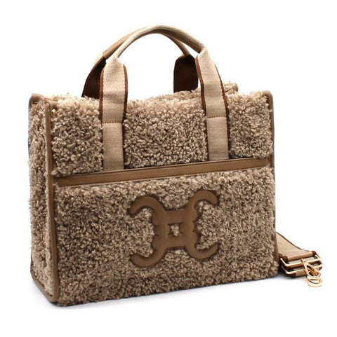Moumoute Handtasche mit E - Logo - ModeEcho