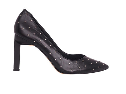 Callisia Bürstenleder-Pumps Schwarz