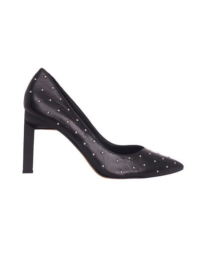 Callisia Bürstenleder-Pumps Schwarz