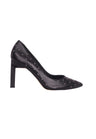 Callisia Bürstenleder-Pumps Schwarz