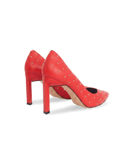 CALLISIA — Damen Pumps Rot Kalbsleder
