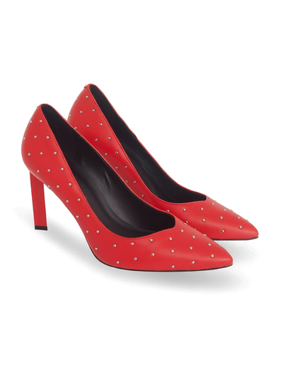 CALLISIA — Damen Pumps Rot Kalbsleder