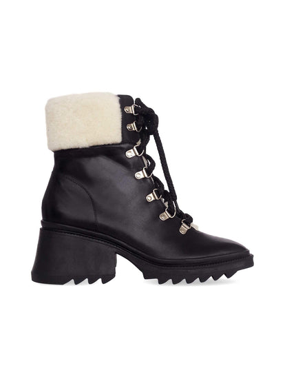 Mangárá Atelier | Cassia Combat Boots | Black