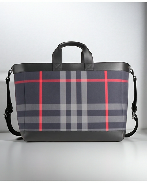 BURBERRY ORMOND TOTE BAG NAVY