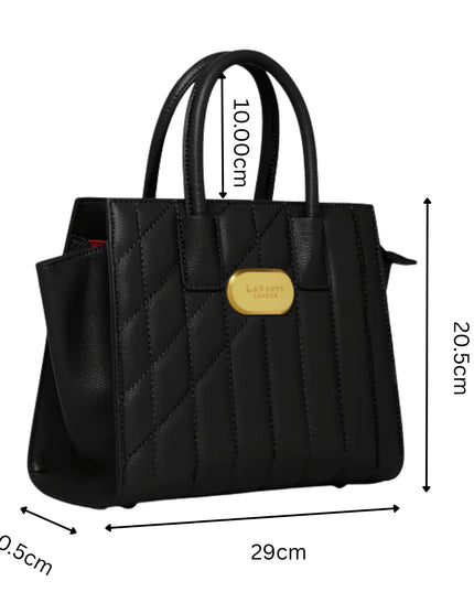 Mini Demi Tote Bag in Black