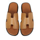 Wesley Men's H Dotted Style Leather Slipper-0