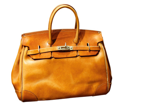 Rossie Viren Women's  Unisex Genuine Vintage Vegetable Tanned Leather Satchel Flap Buckle Bag-0