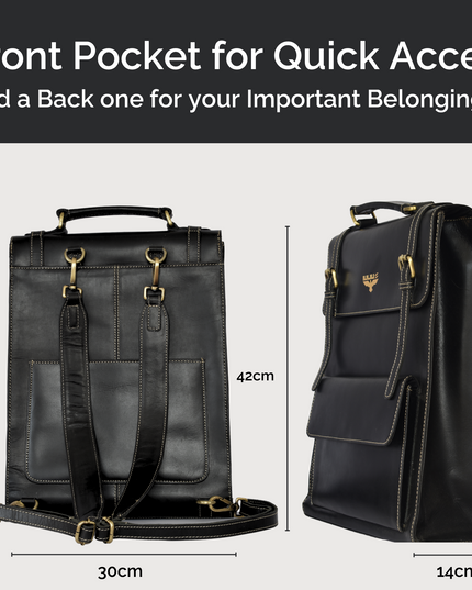 Mochila Ejecutiva de Cuero para Portátiles 15,6” – Estilo Business – IULIUS-3
