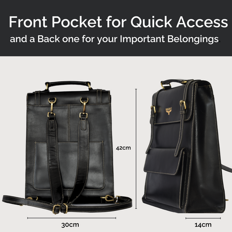 Mochila Ejecutiva de Cuero para Portátiles 15,6” – Estilo Business – IULIUS-3