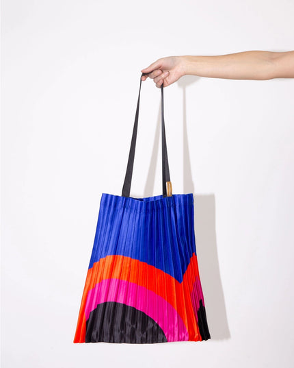 💟 Satin Faltentasche Rainbow | Made in Italy