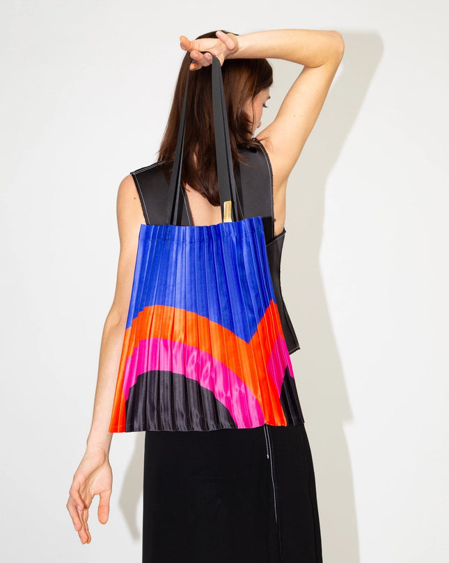 💟 Satin Faltentasche Rainbow | Made in Italy