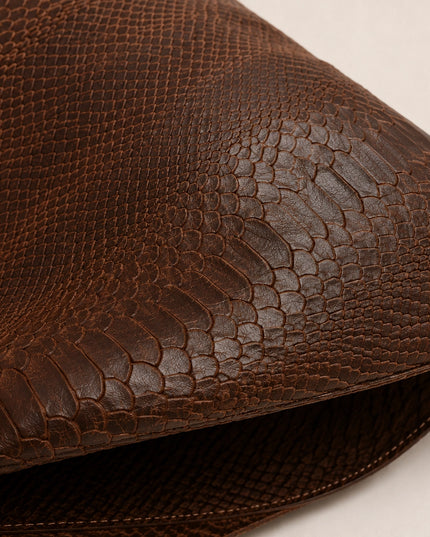 ZEEN | LOLA Schultertasche | Python-Prägung | Made in Italy