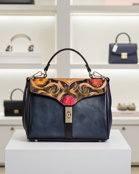 Rossie Viren Mini Leather Handtasche