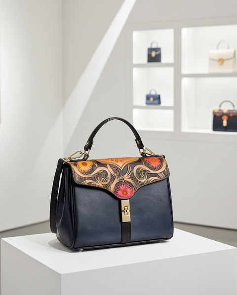 Rossie Viren Mini Leather Handtasche